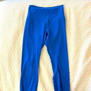 Lululemon vibrant blue align size 8 crop
